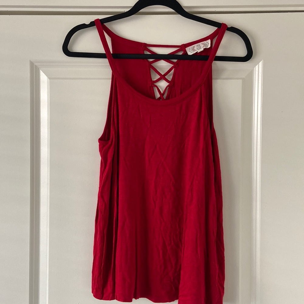 Pink Rose Red Tank